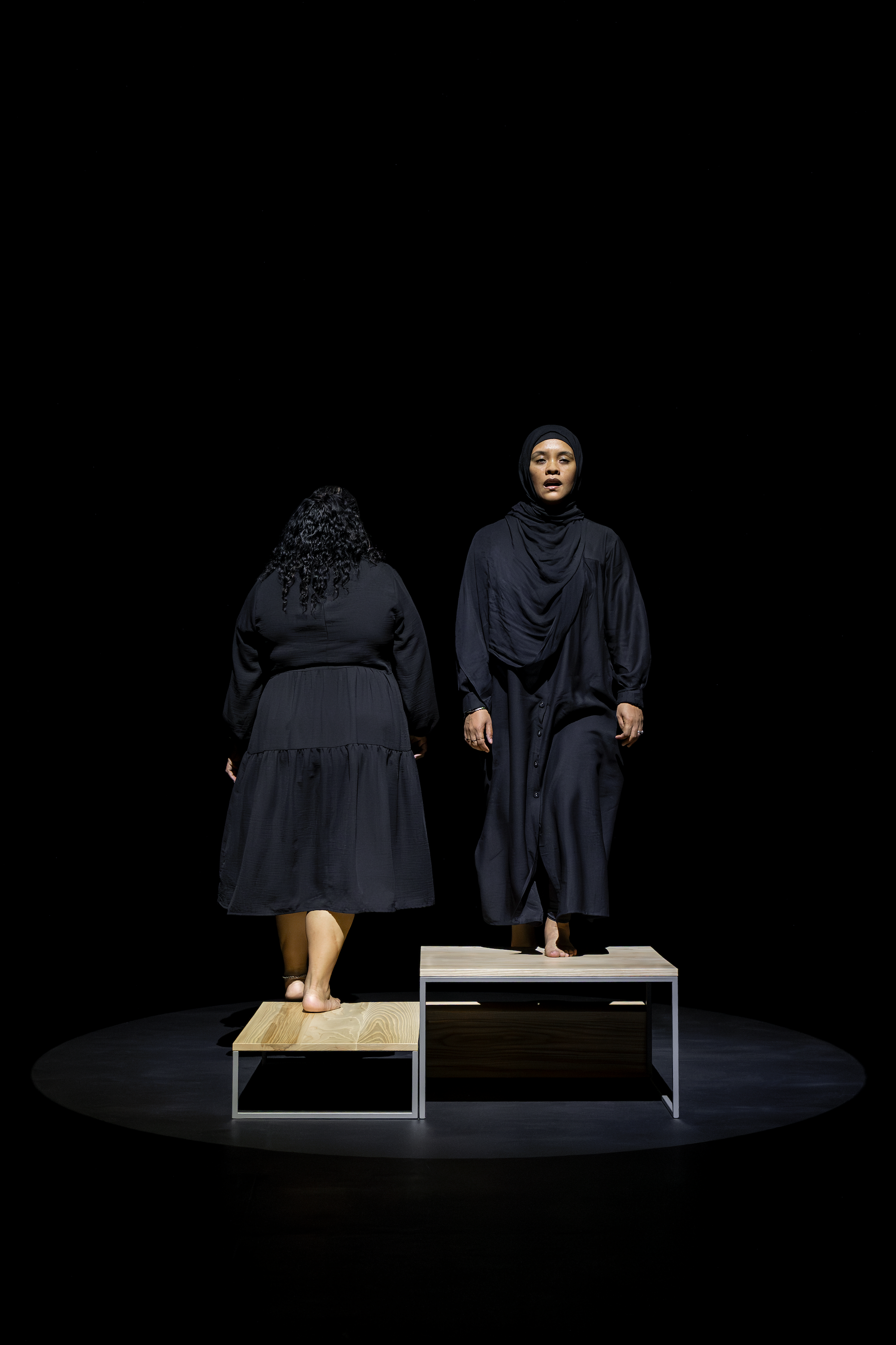 Gabrielle Goliath, Elegy - for a poet, 2026, performance, Homecoming Centre, District Six, photo by Zunis